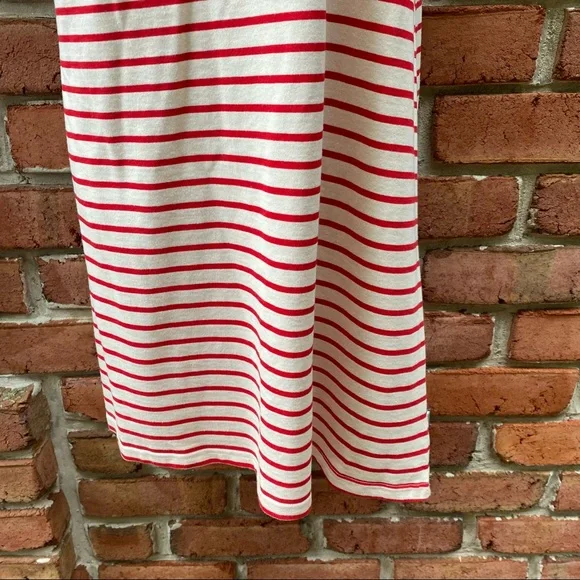 Anthro Maeve Marketa Striped One Shoulder Dress M - Picture 7 of 9